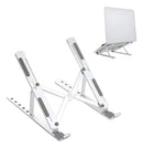 Base Suporte Para PC Notebook Alumínio Portátil Articulado Dobrável Tablet Laptop Mesa