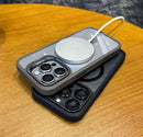 Case Capa Capinha Magsafe Pro Preta Para iPhone -iPhone 16 PRO MAX ao 11