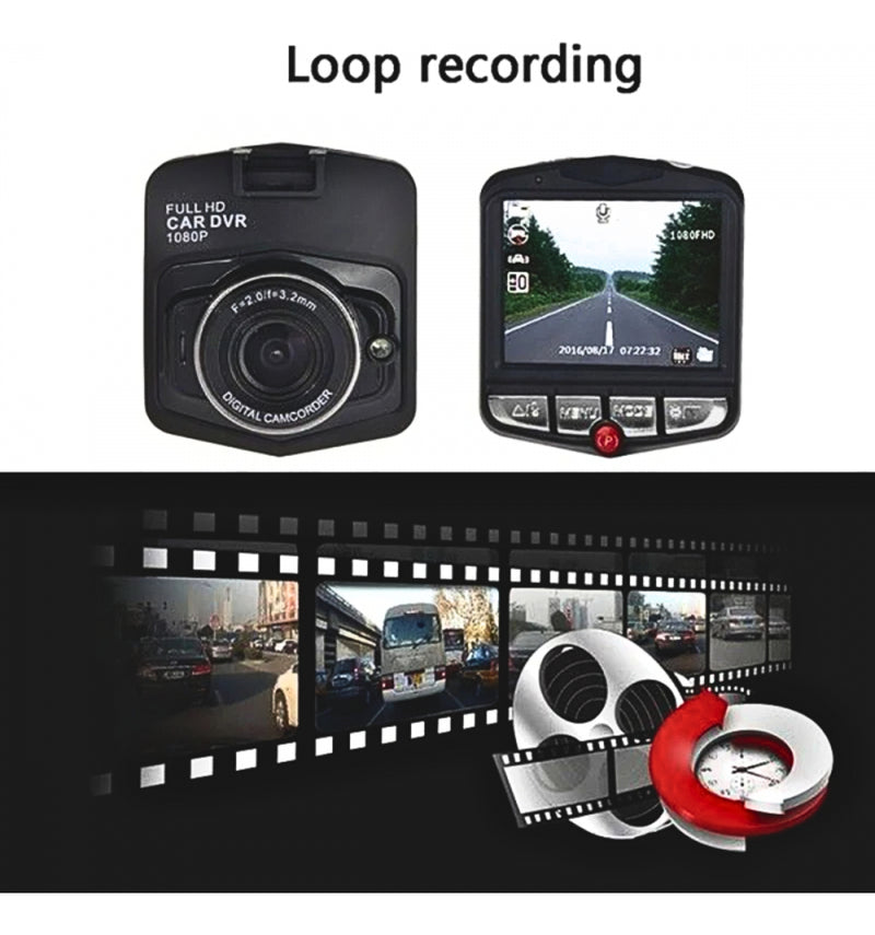 Filmadora Veicular Hd Dvr Gravação Noturna/diurno Tela Lcd Gravaçao Noturna/diurno/entrada Card/tela De Lcd