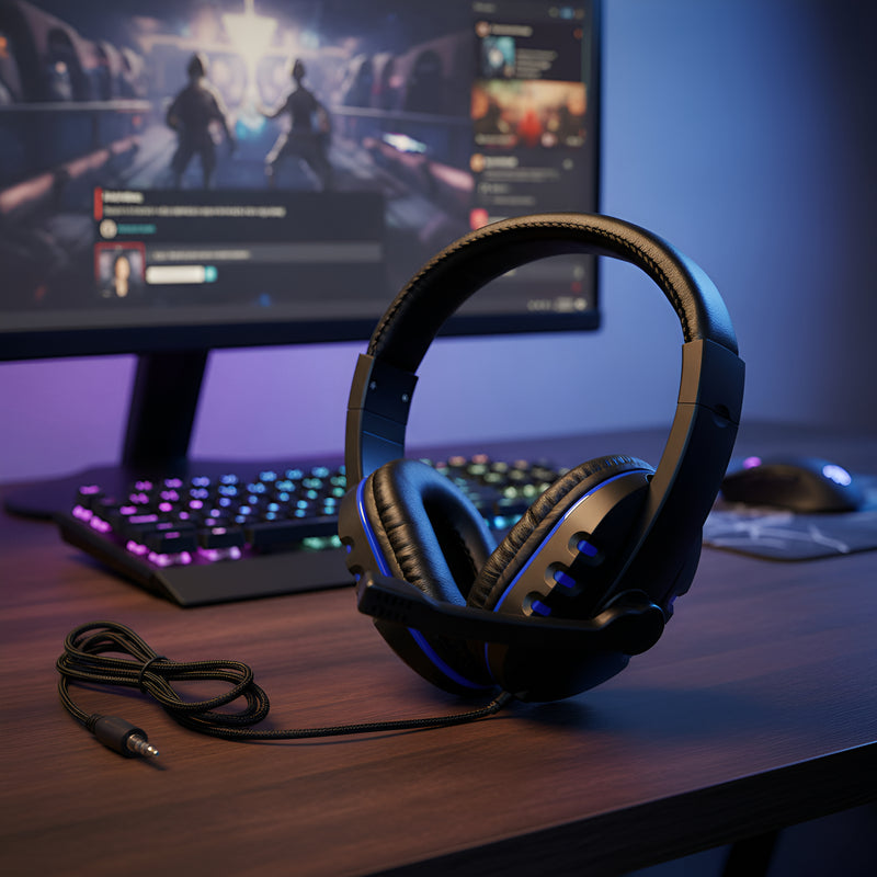 Fone Headset Gamer Para Pc Computador Celular Ps4 Estéreo P2