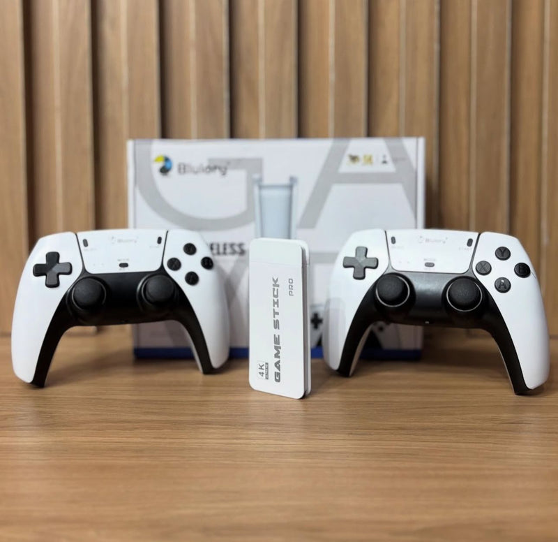 Novo Game Stick M15 20 Mil Jogos Retrô + 2 Controles Sem Fio