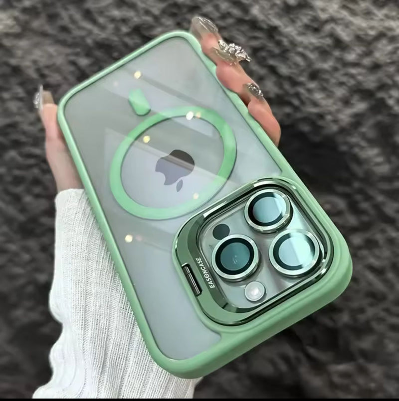 Case Capa Capinha Magsafe Pro Preta Para iPhone -iPhone 16 PRO MAX ao 11